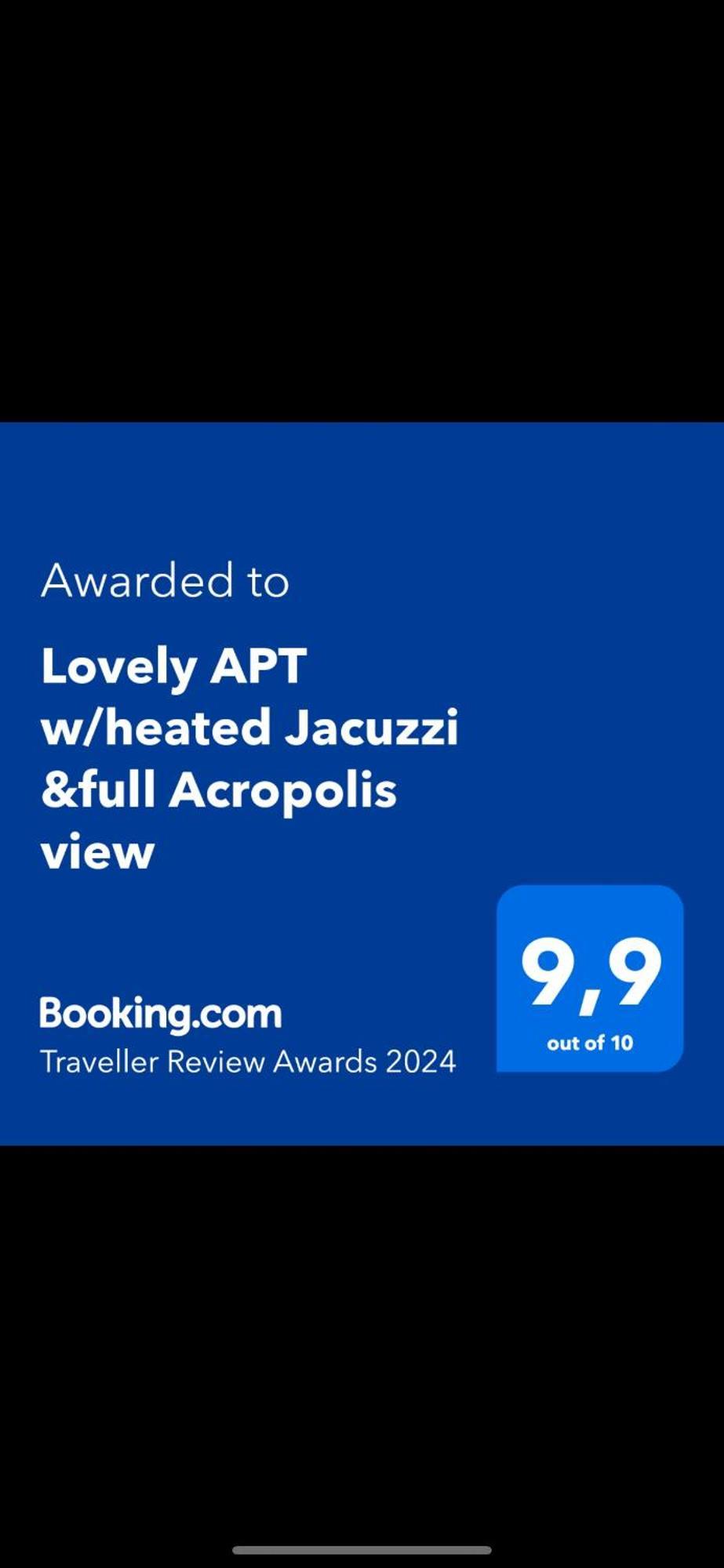 Lovely Apt W/Heated Jacuzzi &Full Acropolis View Atenas Exterior foto